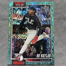 2026 Topps Series 1 Bo Naylor Aqua Sand Glitter SP! #188 Guardians 🔥💎