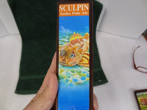 Manico rubinetto birra vintage Ballast Point Sculpin IPA San Diego California 3 lati - Foto 10 di 10