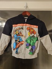 Marvel Kids Zip Up Sweater Size 7
