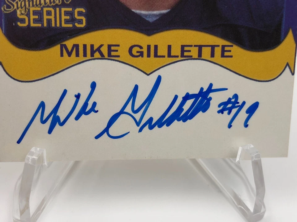TK Legacy MIKE GILLETTE AUTO Card M GO BLUE Signed MGB136 MICHIGAN WOLVERINES - Image 2 of 4
