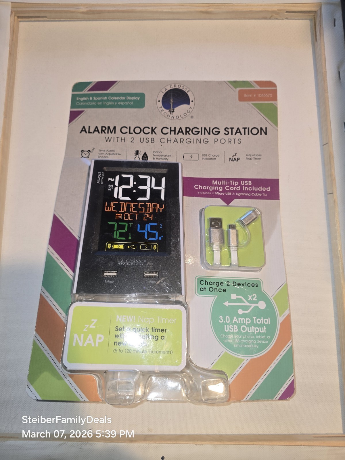 With 2 Usb Charging Ports