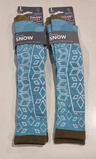 2 Pair DARN TOUGH LIGHTWEIGHT Merino with CUSHION SNOW Socks MM Women 7.5-9.5
