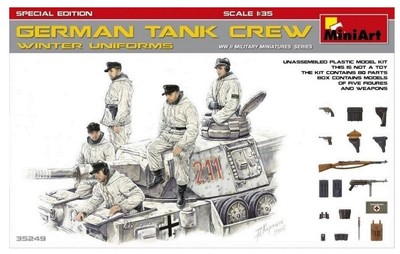 Miniart 1/35 Scale GERMAN TANK CREW WINTER SPECIAL EDITION