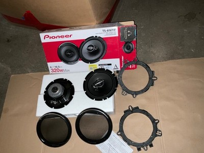 Pioneer TS-A1671F 140W RMS 6.5  3-way Coaxial Car Speakers New Open Box.