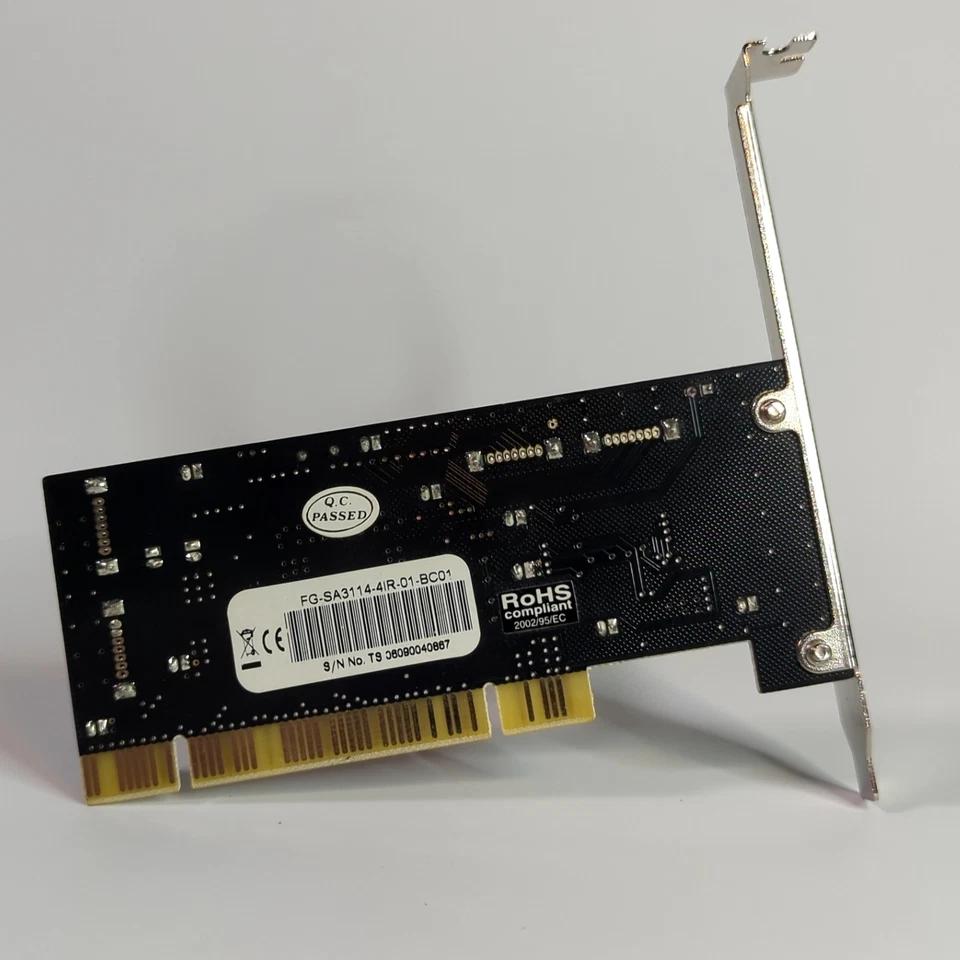 Silicon Image SiI3114 4-Port SATA II PCI RAID Controller Card - Tested - Image 2 of 4