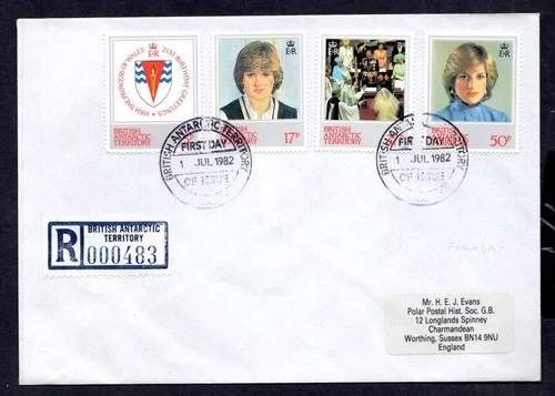 British Antarctic Territory - 1982 Princess of Wales Birthday First Day Cover