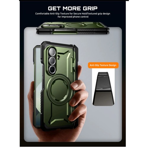 Coque Supcase Galaxy Z Fold7 UB Grip MagSafe - Vert foncé Neuve dans sa boîte - Photo 5 sur 8