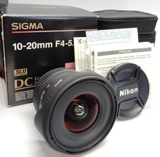 Sigma 10-20mm F4-5.6 EX DC HSM Lens For Nikon F-Mount Near Mint Japan 20251144