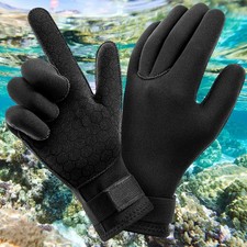 Gants de Combinaison en Néoprène 3mm Thermique Antidérapant Plongée Surf Gants de Natation