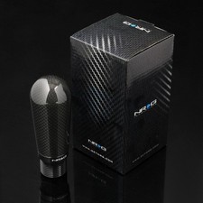 Nrg Aluminum Stealth Style M10x1.5 Adjustable 56-speed Shift Knob Carbon Fiber
