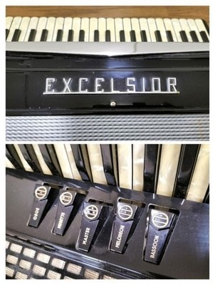 EXCELSIOR 400/S Piano Accordion with dedicated case Used from