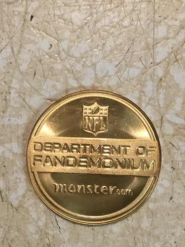 Super Bowl XLIII 2009 Tampa Bay NFL Bronze Flip Coin Monster.com - Picture 3 of 3