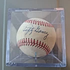 LEFTY GOMEZ Autograph on a Official Major League Baseball Bobby Brown  Comish