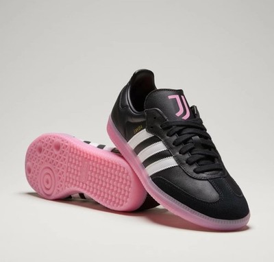 adidas Samba Juventus Shoes Black/White/Bliss Pink(JQ4040) SZ 10