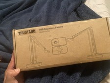 THUSTAR 8MP Document Camera Webcam 4K with Dual Microphones, USB Visualiser A3