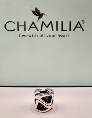Chamilia Herz Band Charm. Sterling Silber 925