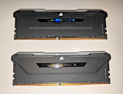 AMD 32GB 2x16GB Corsair Vengeance RGB Pro SL DDR4 RAM 3600MHz CMH32GX4M2Z3600C18