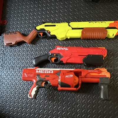 NERF Rival Lot: XX-1000 Saturn, XX-800 Takedown + Mega Rotofury Blasters WORKS