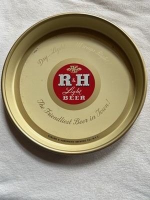 Vintage/Antique R&H Light Beer Metal Tray Rubsam & Horrmann