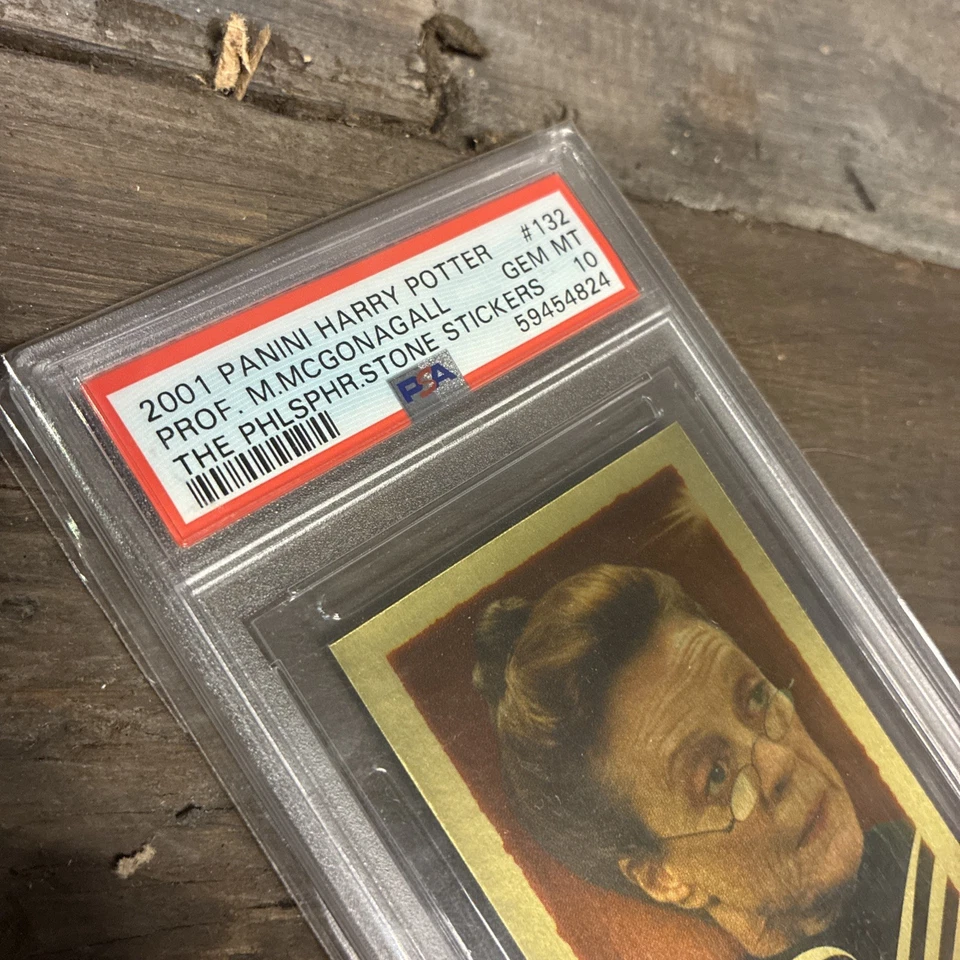 PROFESSOR MCGONAGALL PSA 10 POP 6 #132 2001 graded trading card rare hogwarts  - Image 2 of 4
