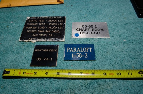 US Navy Tripoli LPD-10 Four compartment plates