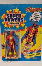 Product Image: Vintage 1985 Red Tornado Kenner Super Powers Action Figure 23-Back Unpunched MOC