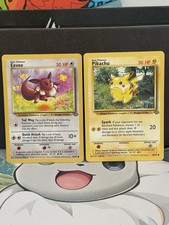 Eevee 51/64 Pikachu 60/64 Jungle Pokemon Card Lot