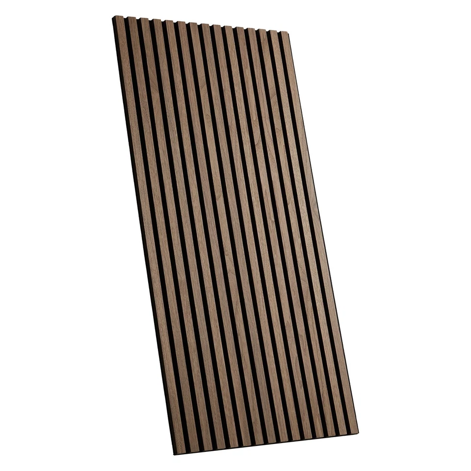 Wandpaneele Holz 3D Wandverkleidung 2er Set Akustik Paneele Braun Homestyle4u - Bild 4 von 4