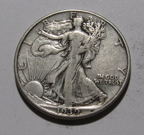 Photo of a 1939-D Walking Liberty Half Dollar from an eBay listing that sold on Jul 19, 2026