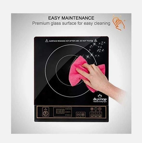 1800 Вт портативная индукционная варочная панель настольная горелка, золото 8100MC/BT-180G3 - Изображение 3 из 4