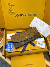Louis Emilie Wallet Monogram Reverse Canvas Long Wallet New
