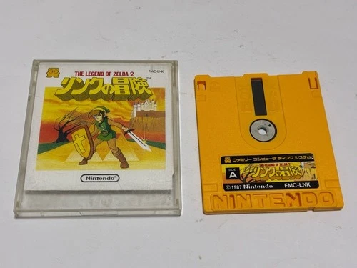ZELDA 2 Adventure of Link Nintendo Famicom Disk FCD In Stock B 1987 Japan import