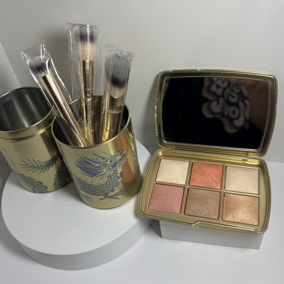 Hourglass Dragon Palette Ambient Lighting Edit + Hourglass Brush Set Gold No Box