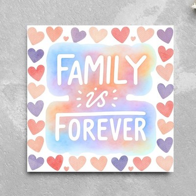Glückwunschkarte zur Adoption, Adoptivkindkarte, neue Familienkarte