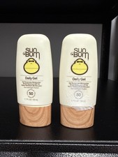 Lot of 2 Sun Bum Daily Gel Sunscreen Moisturizer SPF 50 1.7oz Exp: 02/26