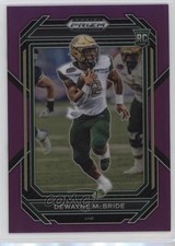 2023 Panini Prizm Draft Picks Purple Prizm 68/75 DeWayne McBride #131 1i1l