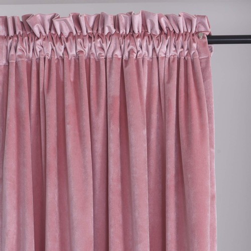Velvet Curtain Panels Pink Blush Window Luxury Drapes for Bedroom Thermal Ins... - Bild 3 von 9