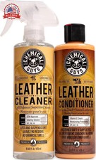 Leather Cleaner and Conditioner Kit - Car Cleaner and Conditioner, Safely Cleans
