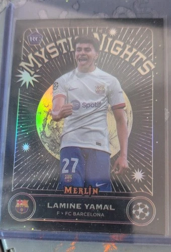 2023-24 Topps Merlin Uefa Club Competitions - Mystic Nights Lamine Yamal...