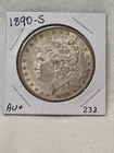1890- S- MORGAN SILVER DOLLAR- NICE HIGH GRADE COIN- NR AUCTION