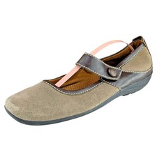 Natural Soul Size 9 M Brown Round Toe Mary Jane Leather Women Florie