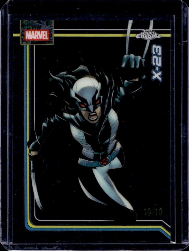 2026 Topps Chrome Marvel Comics X-23 Black Refractor #/10