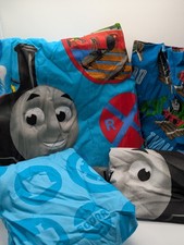 Thomas Friends 4 PC. Toddler Bed Set Comforter Sheets Pillowcase 42"x58" Bed