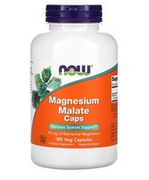 NOW Foods Magnesium Malat Caps, 180 Pflanzliche Kapseln