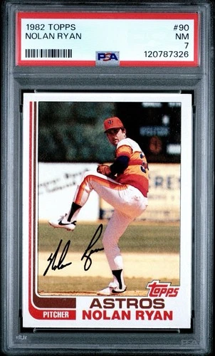 1982 Topps Baseball - Nolan Ryan #90 PSA 7 NM Astros