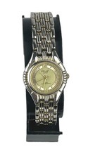 Acuet Women's Watch 2 Tone 24mm WR Japan Movement Bracelet Band - New Battery