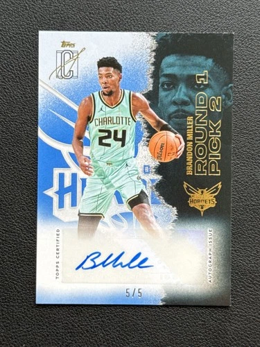 2025 Topps Signature Brandon Miller Blue (RAW)