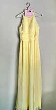 Azazie Bridesmaid Dress - Bonnie Chiffon Lemon Sorbet