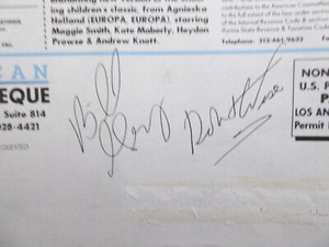 THE DAY THE EARTH STOOD STILL - Autographs of ROBERT WISE & BILLY GRAY