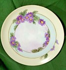 New ListingLimoges Haviland France 7.5" Salad Plate Purple Aster Floral Gold Trim